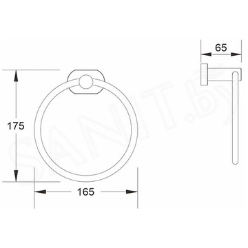 Держатель для полотенец Shevanik SG5106