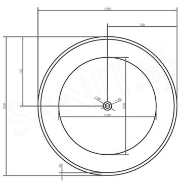 Акриловая ванна Abber AB9279MB