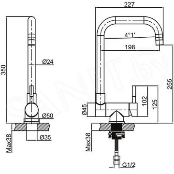 Смеситель для кухонной мойки Allen Brau Fenster 5.60003-00