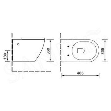 Комплект инсталляции AlcaPlast AM101/1120 с ароматизатором, кнопкой M670 и унитазом SantiLine SL-5005