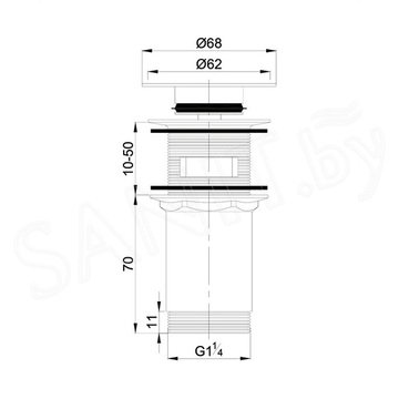 Донный клапан Omnires P706CR