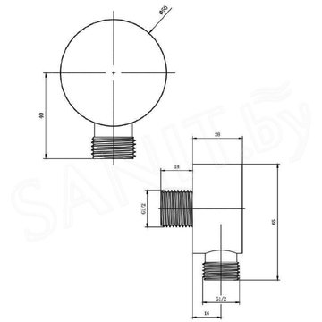 Шланговое подключение Allen Brau Priority 5.31A15-BN