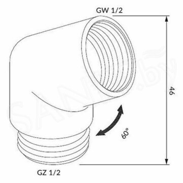 Шланговое подключение Omnires T87GL