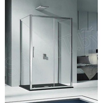 Душевой уголок Good Door Cofe WTW+SP 110 профиль хром