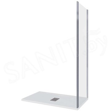 Душевой уголок Good Door Cofe WTW+SP 110 профиль хром