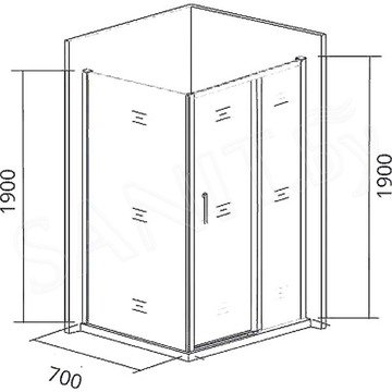 Боковая стенка Good Door Cofe SP-70-C-B