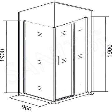 Боковая стенка Good Door Cofe SP-90-C-B