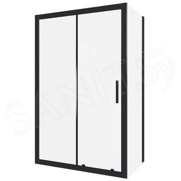 Душевой уголок Good Door Cofe WTW+SP 130 профиль черный