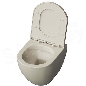 Подвесной унитаз Grossman GR-4455BEMS безободковый с крышкой Soft Close