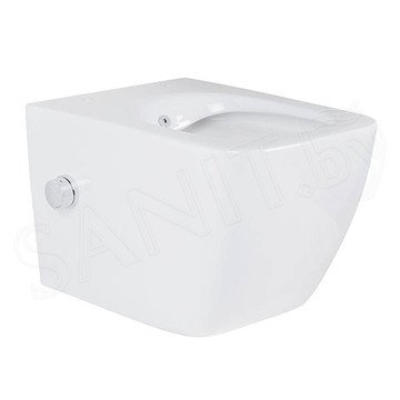 Подвесной унитаз Roxen Cube Bidet 530135-01X Rimless Soft Close с функцией биде