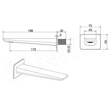 Излив Allen Brau Infinity 5.21020-00