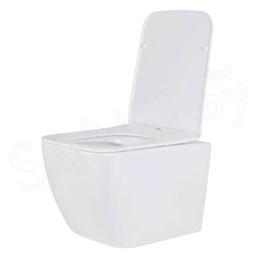 Комплект инсталляции TECEbase kit 9400401S (9400412) c кнопкой и унитазом Roxen Cube 530135-01 Rimless Soft Close