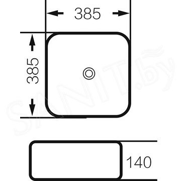 Умывальник Grossman GR-4042BW