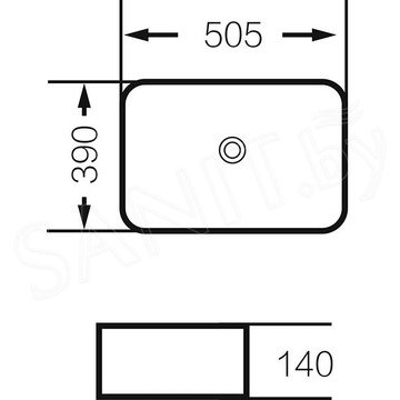 Умывальник Grossman GR-4043BW