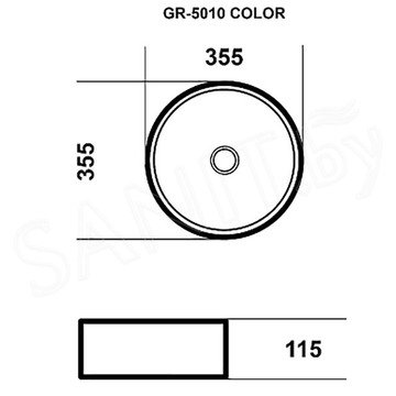 Умывальник Grossman GR-5010GB