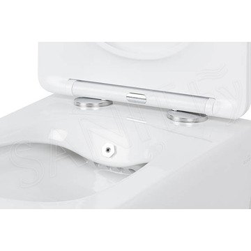 Комплект инсталляции Berges Novum c кнопкой L3 и унитазом Roxen Cube Bidet 530135-01X с функцией биде