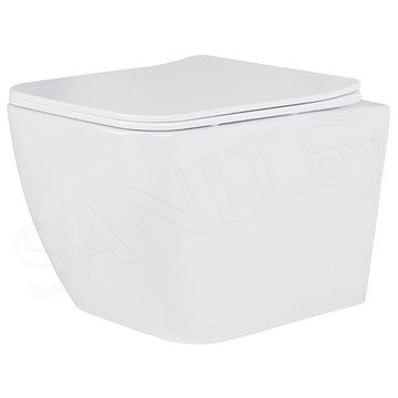 Комплект инсталляции TECEbase kit c кнопкой 9240407 и унитазом Roxen Cube Bidet 530135-01X с функцией биде