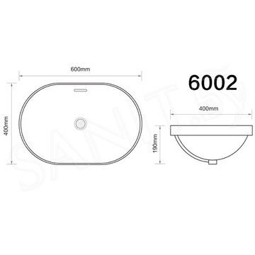 Умывальник Axus 6002