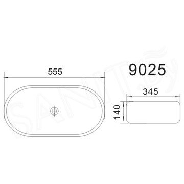 Умывальник Axus 9025