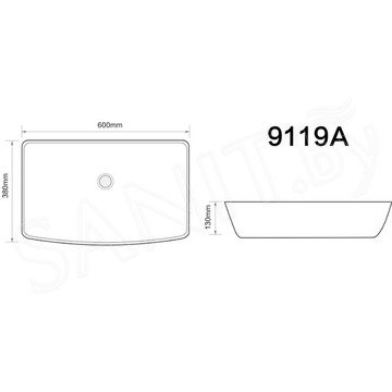 Умывальник Axus 9119A