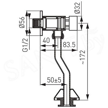 Кран для писсуара Ferro Z211