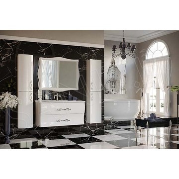 Зеркало 1Marka Amethyst Light с сенсорным выключателем и фацетом