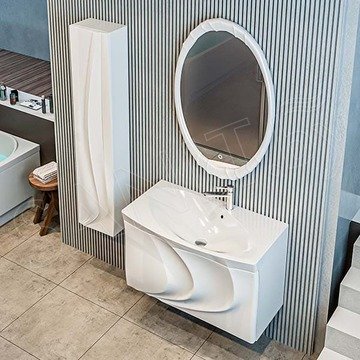 Зеркало 1Marka Mirage Light с сенсорным выключателем и фацетом