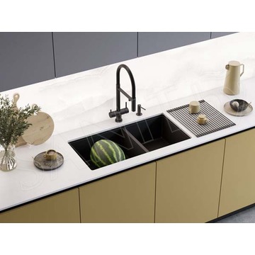 Кухонная мойка Omoikiri Taki 85-2-LB-U/IF-IN / 85-2-LB-U/IF-LG Side