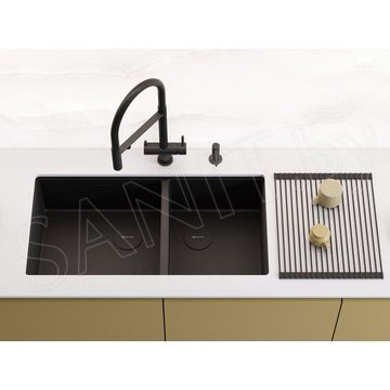 Кухонная мойка Omoikiri Taki 85-2-LB-U/IF-IN / 85-2-LB-U/IF-LG Side