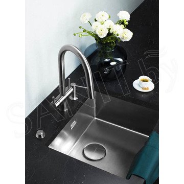 Смеситель для кухонной мойки Omoikiri Akita-S-RG с подключением к фильтру воды