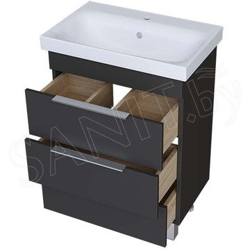 Тумба под умывальник 1Marka Gaula 60Н / 80Н 3я Black