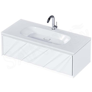 Тумба под умывальник 1Marka Glace 100П 1 в.я. White верх