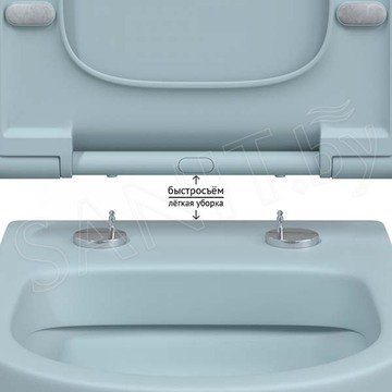 Подвесной унитаз Berges Ego XL Rimless 083229 с крышкой Soft Close
