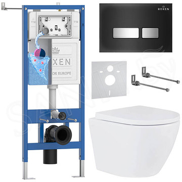 Комплект инсталляции 6 в 1 Roxen StounFix Dual Fresh 643669 с аромадозатором