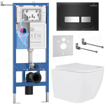 Комплект инсталляции 6 в 1 Roxen StounFix Dual Fresh 646038 с аромадозатором