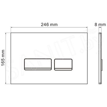 Комплект инсталляции 6 в 1 Roxen StounFix Dual Fresh 964909 с аромадозатором