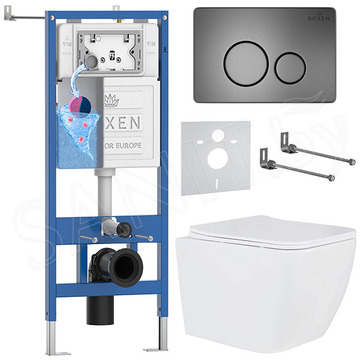 Комплект инсталляции 6 в 1 Roxen StounFix Dual Fresh 625840 с аромадозатором