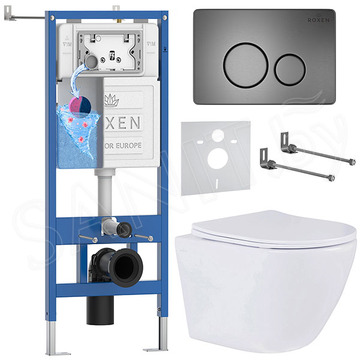 Комплект инсталляции 6 в 1 Roxen StounFix Dual Fresh 624013 с аромадозатором