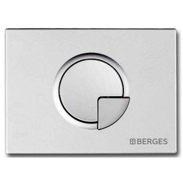 Комплект инсталляции Berges Novum 525 c кнопкой R2, подвесным унитазом Floe Rimless и сиденьем Floe Slim SO