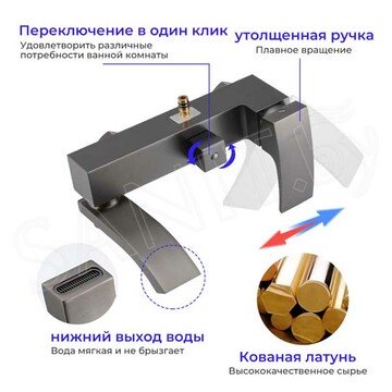 Душевая стойка Gappo G2407-9