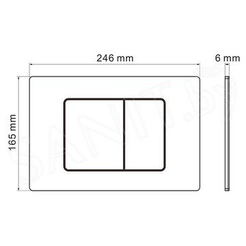 Комплект инсталляции 6 в 1 Roxen StounFix Dual Fresh 618703 с аромадозатором