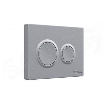 Комплект инсталляции Berges Novum 525 c кнопкой О2 / О3, подвесным унитазом Ventas Rimless и сиденьем Ventas Slim SO