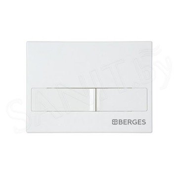Комплект инсталляции Berges Novum 525 c кнопкой L1, подвесным унитазом Floe S Rimless и сиденьем Floe S Slim SO