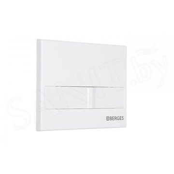 Комплект инсталляции Berges Novum 525 c кнопкой L1, подвесным унитазом Floe S Rimless и сиденьем Floe S Slim SO