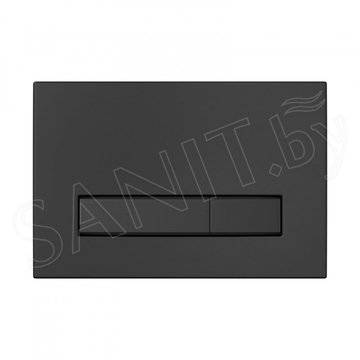 Комплект инсталляции Berges Atom Line 410 c кнопкой черной, подвесным унитазом Ventas Rimless и сиденьем Ventas Slim SO