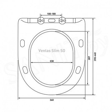 Комплект инсталляции Berges Novum 525 c кнопкой F1, подвесным унитазом Ventas Rimless и сиденьем Ventas Slim SO