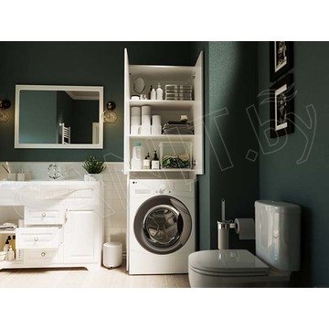 Пенал 1Marka Wall Classic 67 2д. белый глянец