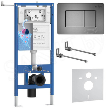 Комплект инсталляции 4 в 1 Roxen StounFix Dual Fresh 859290 с аромадозатором
