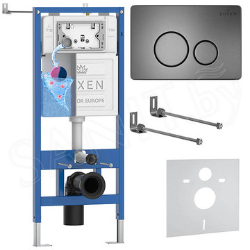 Комплект инсталляции 4 в 1 Roxen StounFix Dual Fresh 868304 с аромадозатором