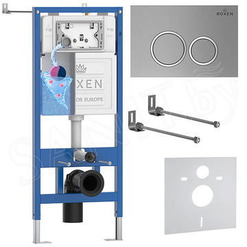 Комплект инсталляции 4 в 1 Roxen StounFix Dual Fresh 821002 с аромадозатором